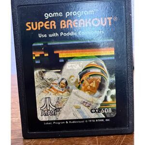 Vintage Atari 2600 Super Breakout 1978